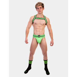 Barcode Berlin Chaussettes Gym Socks Vert fluo
